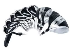 Black Diamond Heren Golfset 10 Clubs Staal Linkshandig