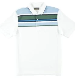 JackNicklaus Engineered Twill Stripe Polo