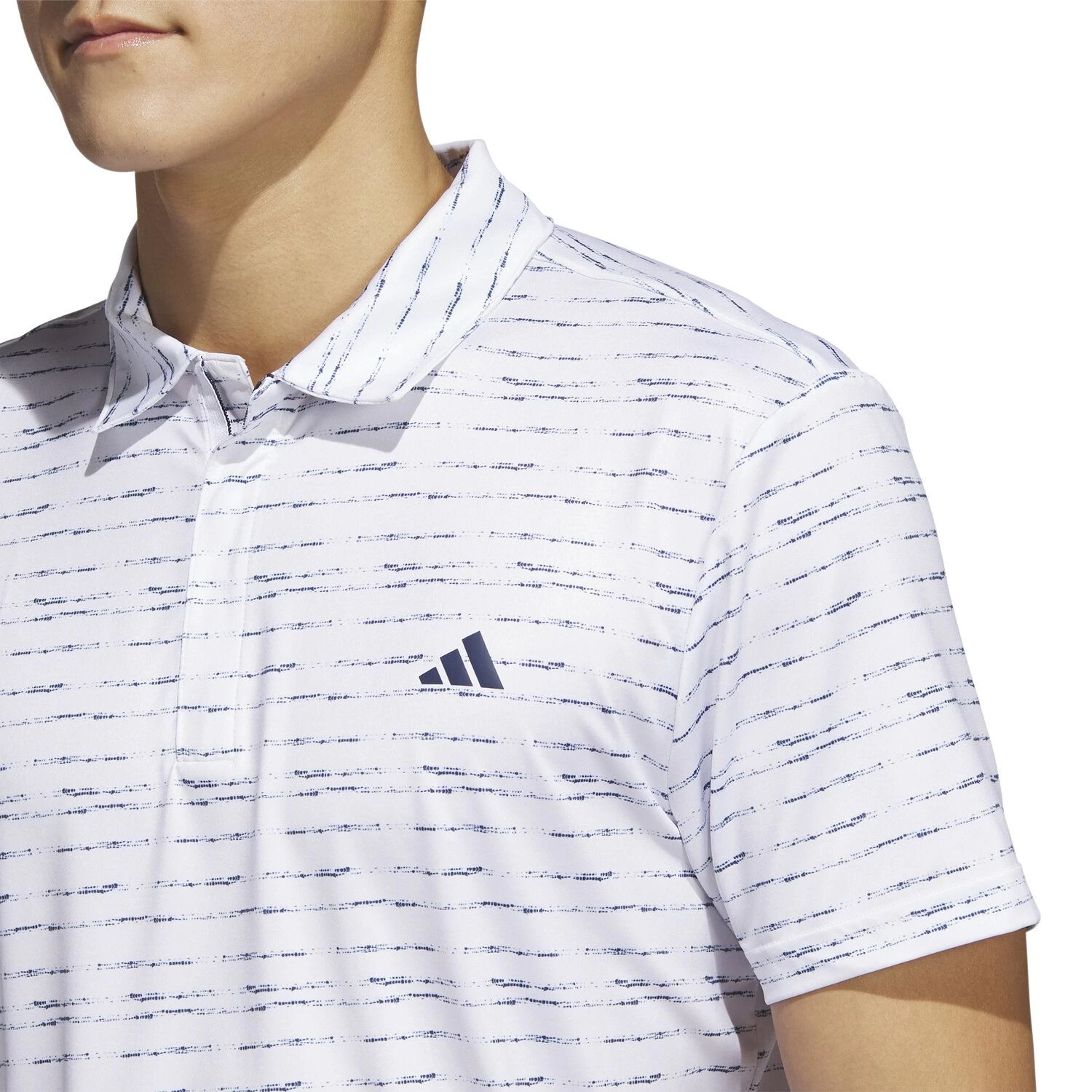 Adidas Stripe Zipper Polo 6 Adidas Stripe Zipper Polo - Afbeelding 4