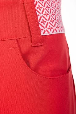 JackNicklaus Solid Pant W/Print Waistband -Boetiekgolfwinkel 3070021041 3 6