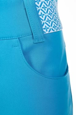 JackNicklaus Solid Pant W/Print Waistband -Boetiekgolfwinkel 3070021042 3 6