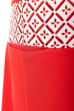 JackNicklaus Solid Dress W/Print Details -Boetiekgolfwinkel 3070021047 3 6