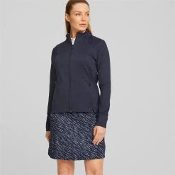 Puma W Cloudspun Heather Full Zip Jacket -Boetiekgolfwinkel 3070021131 3 5