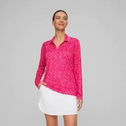 Puma W Youv Whitewater LS Polo -Boetiekgolfwinkel 3070021158 3 5